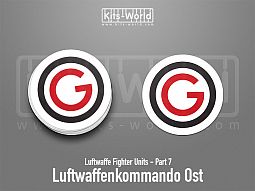 Kitsworld SAV Sticker - Luftwaffe Fighter Units - Luftwaffenkommando Ost 